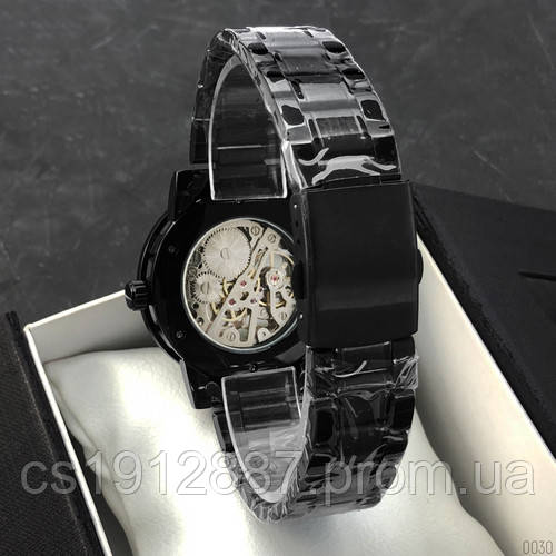 Winner 8012 Diamonds Automatic Black-Silver - фото 3 - id-p1472384578