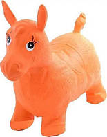 Прыгуны-лошадки для детей MS 0001 резиновый (оранжевый)