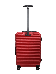 Средний красный дорожный  чемодан (M) полипропилен на 4 колесах фирма  AIRTEX Paris 968  red, фото 4