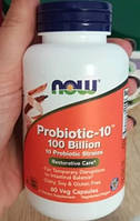 Пробиотики Now Foods Probiotic-10 100 Billion 60 капсул