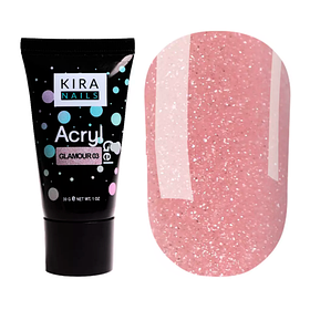 Kira Nails Acryl Gel Glamour 03, 30 г