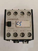 Siemens 3TH40. Контактор на 16А с катушкой 220В. Питательный