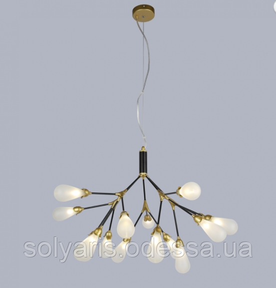 Люстра підвіс 918LP268-15 BK+WH, фото 1