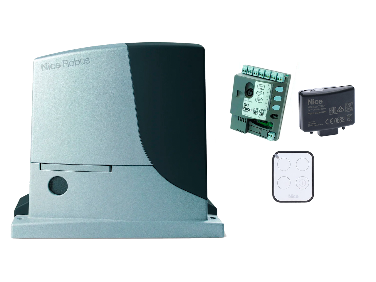 NICE RB1000BD KCE — автоматика для відкатних воріт Nice Robus (стулка до 1000 кг), фото 1