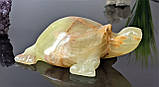 Фігурка черепахи натуральний камінь Онікс, фото 2