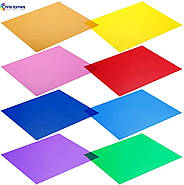 Набір гелевих світлофільтрів 30x30 см "Colour Pack 8 Chris James Filters", плівка для фото відеозйомки, фото 2