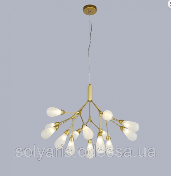 Люстра підвіс 918LP268-15 GD+WH, фото 1