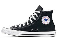 Высокие черно-белые кеды Converse All Star 33-46р