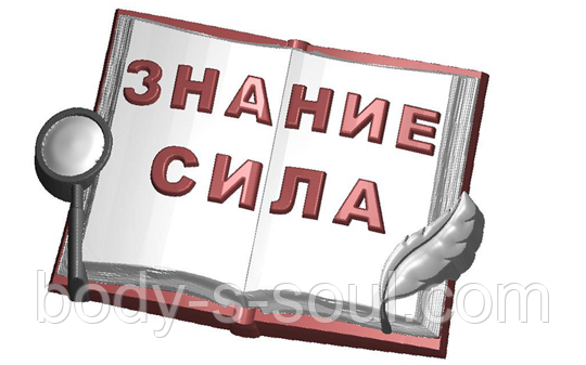 Пластикова форма 012 — Знання — Сила