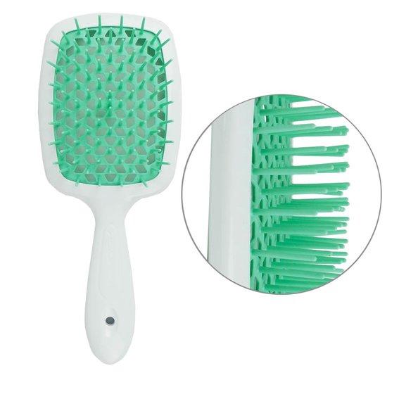 Супербраш Janeke Білий зі смарагдовим, фото 1