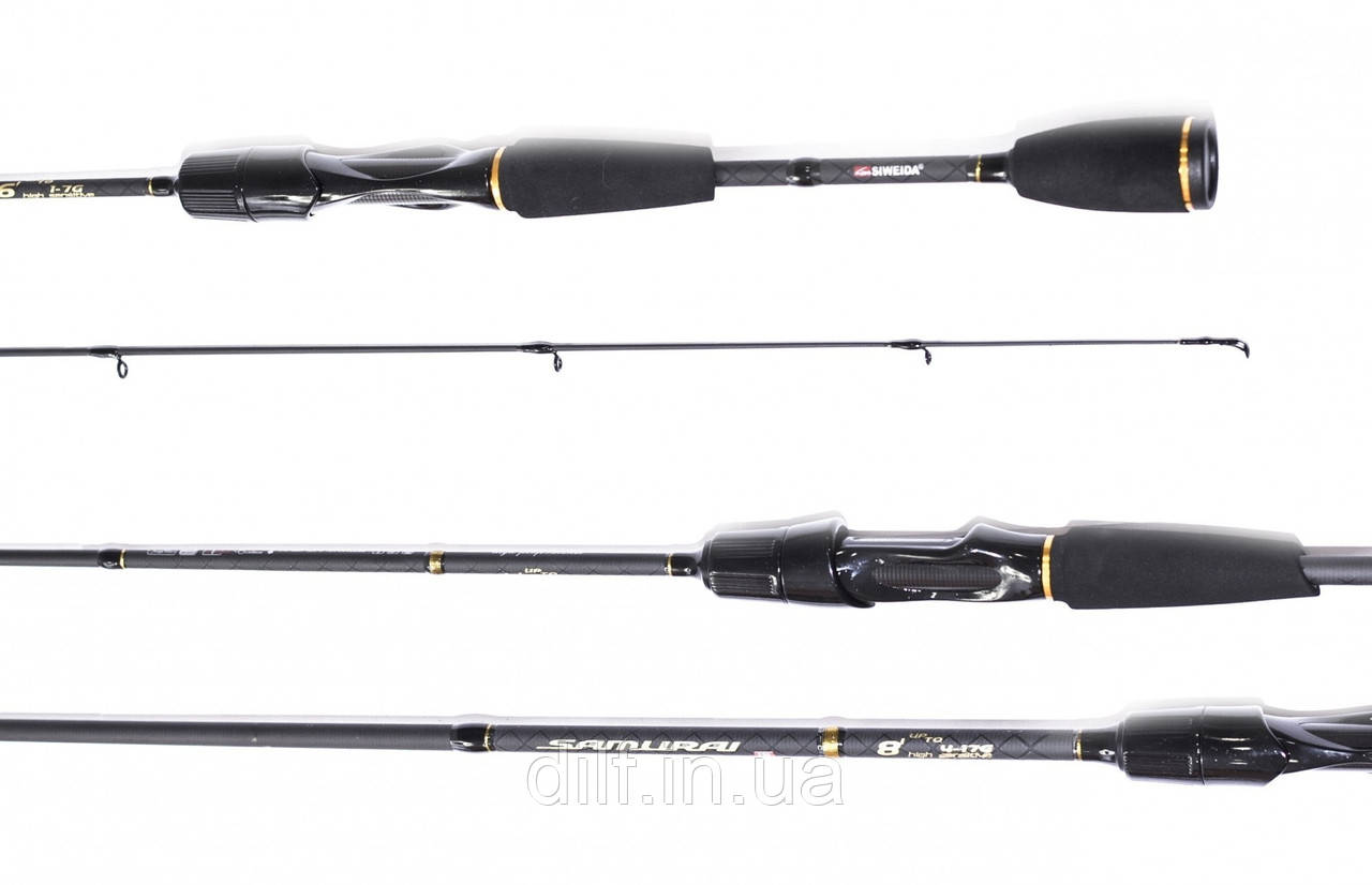 Спінінг карбон SIWEIDA Samurai 2.85 м 7-35г кільця FUJI