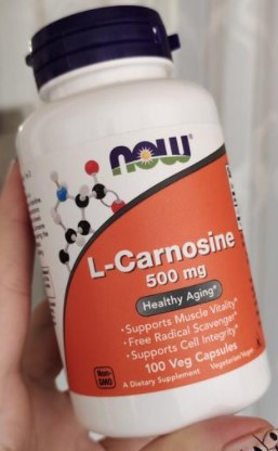 Карнозин 500 NOW L-Carnosine 500 mg 100 капсул