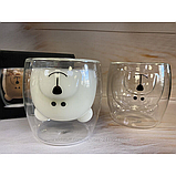 Набір чашок Ardesto Animals з подвійними стінками AR2625GA, фото 2