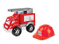 Детская машинка с каской "Малыш-Пожарник ТехноК" (3978)
