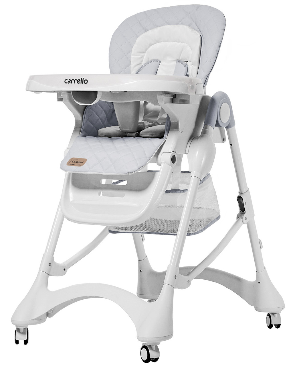 Стільчик для годування CARRELLO Caramel CRL-9501/3 Cloud Grey сірий, фото 1