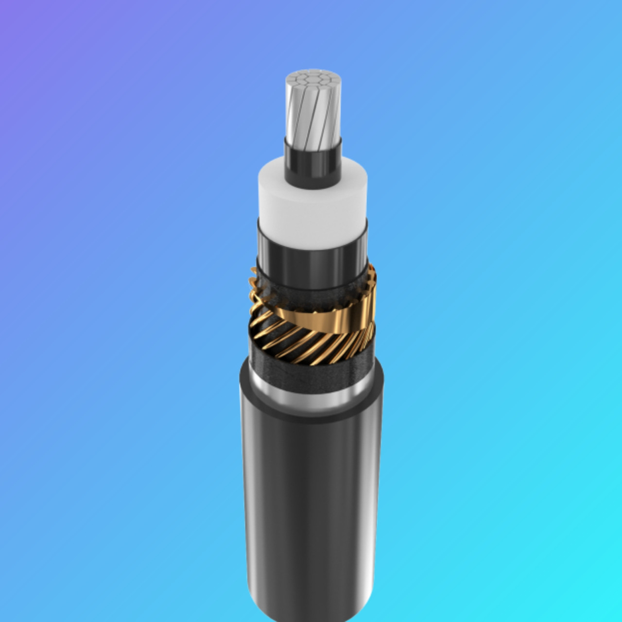 АПВЭГАПУ 6-35 1Х95 Зшитий кабель Високовольтний кабель Силовий кабель силовий Кабель, фото 1