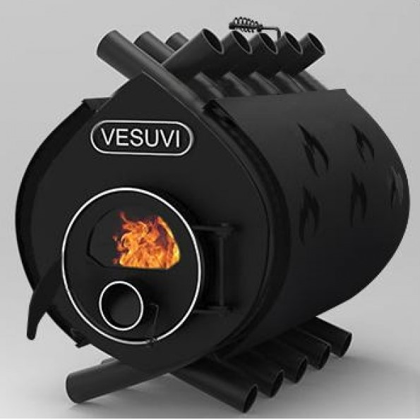 Піч Булерьян Vesuvi classic «03» зі склом та перфорацією, фото 1