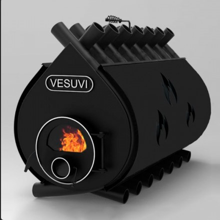 Піч Булерьян Vesuvi classic «05» зі склом та перфорацією, фото 1
