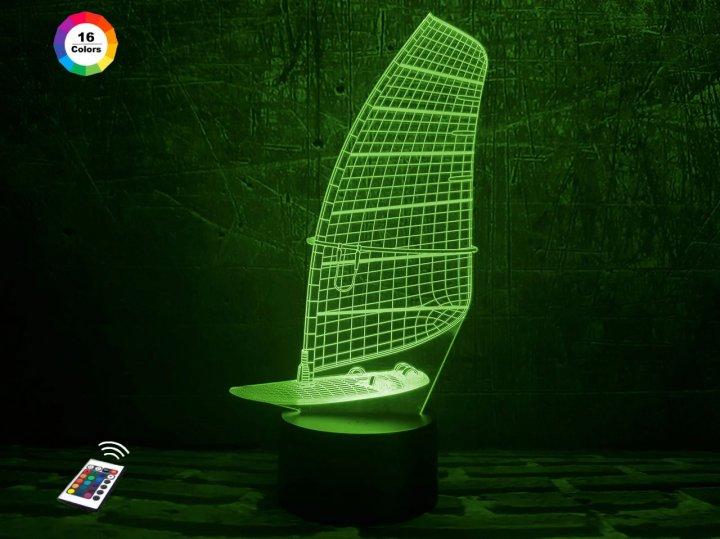 3D нічник "Прусник" (ВОЛІЧНЕ ЗОБРАЖЕННЯ) + пульт ДК + мережевий адаптер + батарейки (3ААА)  3DTOYSLAMP, фото 1