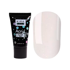 Kira Nails Acryl Gel Glitter Milk, 30 г