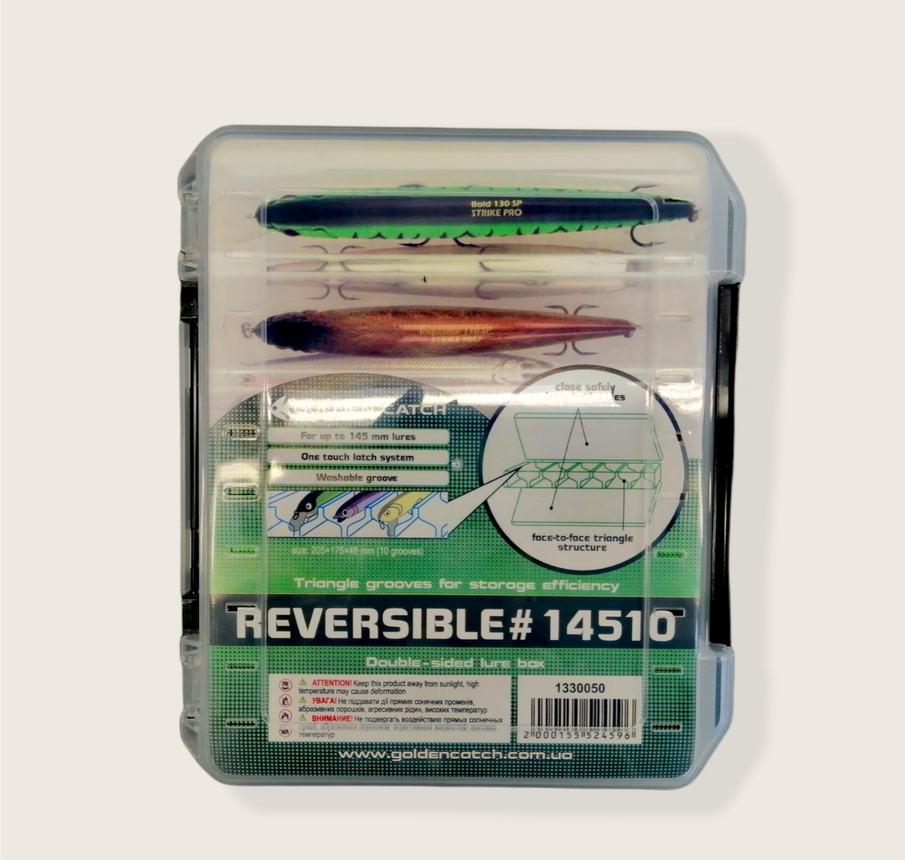 Коробка для воблерiв Golden Catch Reversible 14510, фото 1