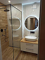 Душова перегородка скляна нерухома глуха ROME ЛОФТ