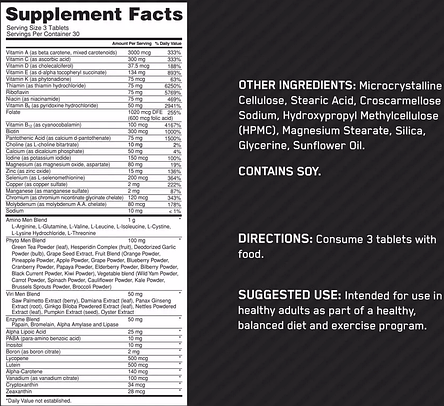 Optimum Nutrition Opti-men 90 tab, фото 3