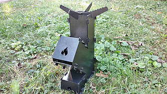 Турбопіч для казана, сковороди з диску для використання в кемпінгу (велика)