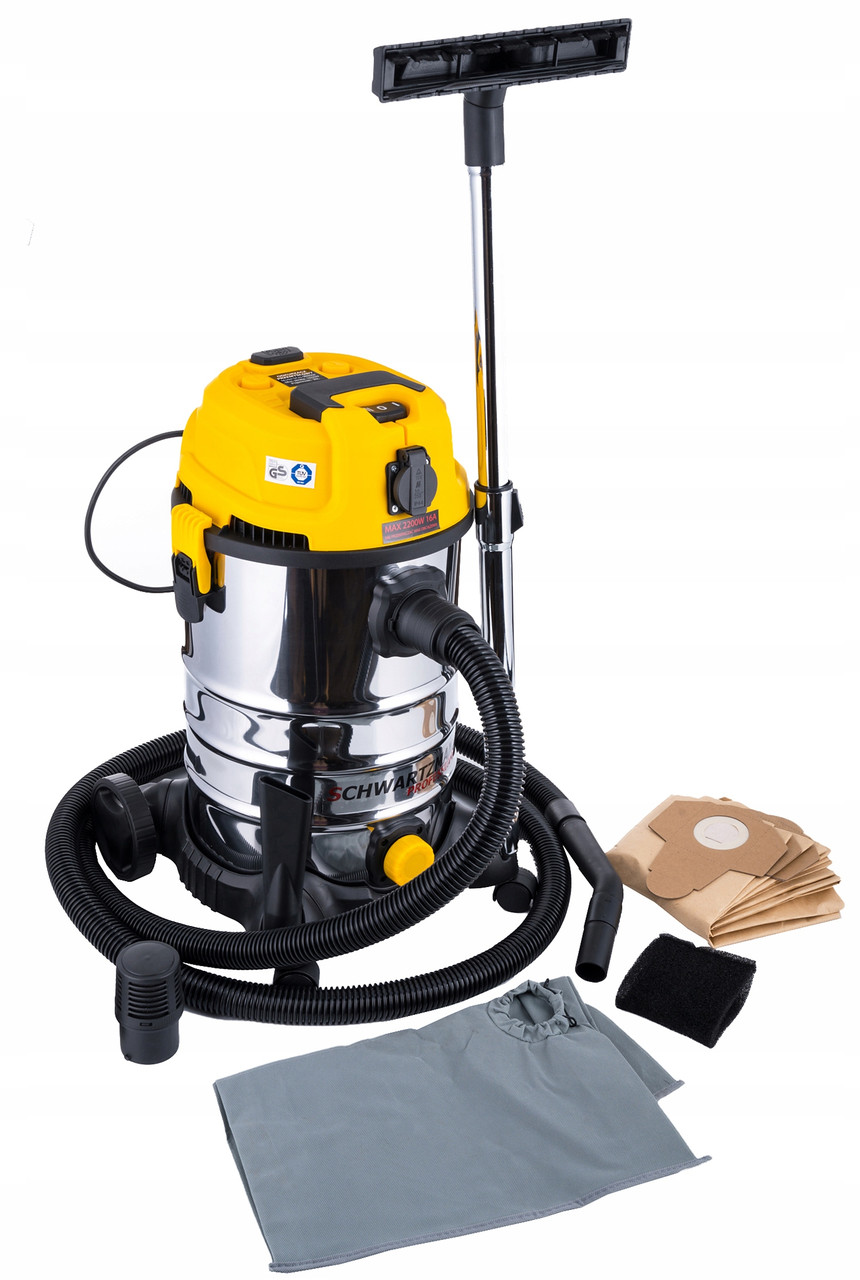 Промисловий пилосос Schwartzmann Professional 1800 Вт/ 210мБар / 30л