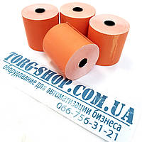 Чекова стрічка 57T 45м - касова стрічка кольорова помаранчева