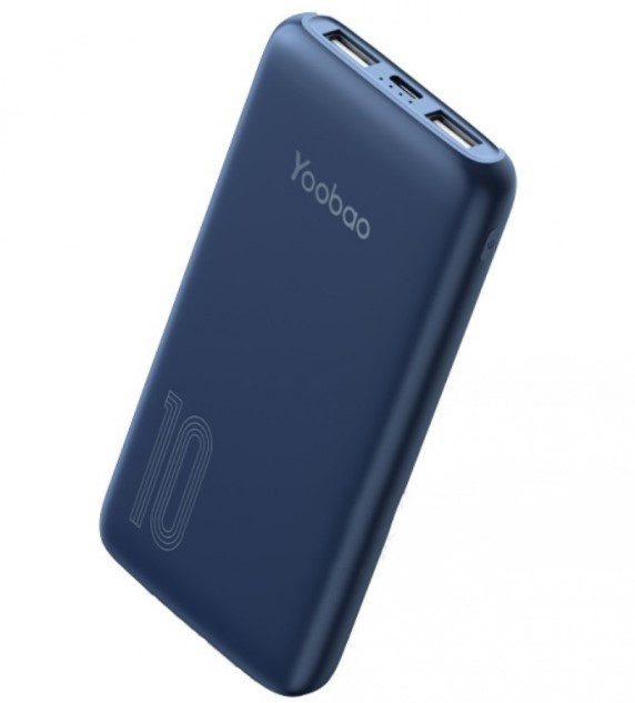 Зовнішній акумулятор (PowerBank) Yoobao D10 10000 mAh Blue