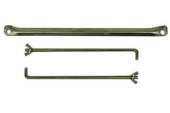 Планка АКБ 2101, 2102, 2103, 2106 (планка + гачок + барашки к-кт 3 шт) SKADI