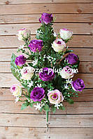 Штучні квіти — Помінний букет "Рожевий, дзвіночок", 60 см Фіолетовий