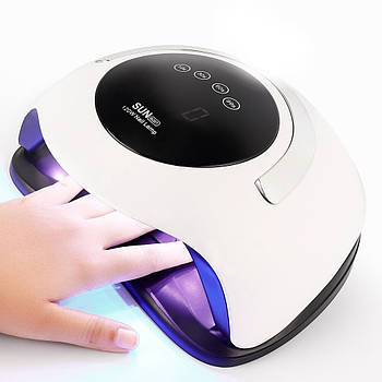 Лампа для манікюру SUN BQ-5T 120W, Біла / UV+LED Лампа для нігтів з ручкою