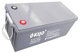 Карбоновий Акумулятор 200 Аг 12 В Kijo JPC свинцево-вуглецевий, герметичний
