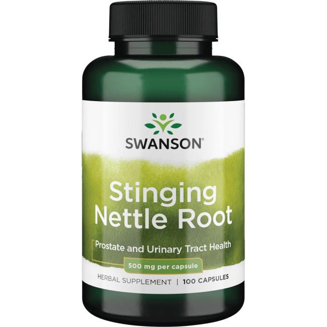 Кропива дводомна Корінь, Stinging Nettle Root, Swanson, 500 мг, 100 капсул