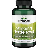 Кропива дводомна корінь, Stinging Nettle Root, Swanson, 500 мг, 100 капсул