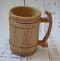 Кухоль для пива з дуба I Пивний келих