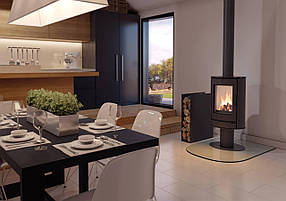 Сталева піч-камін Kratki KOZA AB S/N/DR (8,0 кВт)