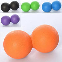 Массажер для спины DuoBall MASSAGE BALL MS 1060-2 Черный.