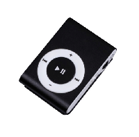 Мини MP3 плеер прищепка MX-801FM металлический черный