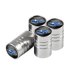 Ковпачки на ніпель для Subaru Alitek Long Silver Субару (4 шт.)