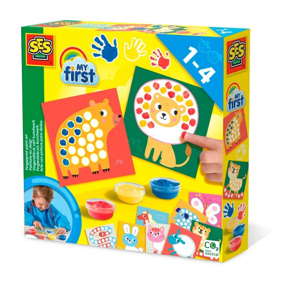 Набір для малювання серії My first" – Мої перші пальчикові малюнки SES Creative 14481S, фото 1