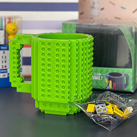 Чашка "Lego", зелена, Кружка "Лего"