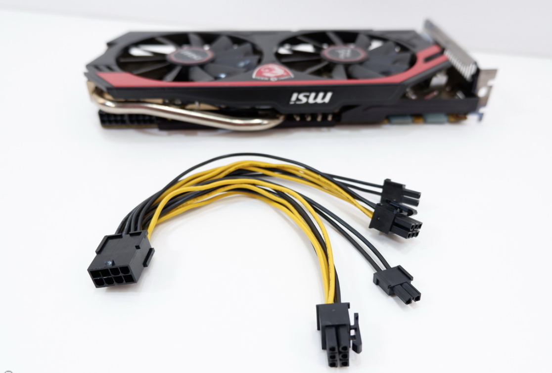 Кабель перехідник для відеокарти 18AWG 8pin на 2х (6+2)