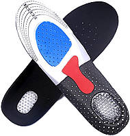 Ортопедичні спортивні гелеві устілки Eva із супінатором захистом п'яти 39-45 (25-29 см.)