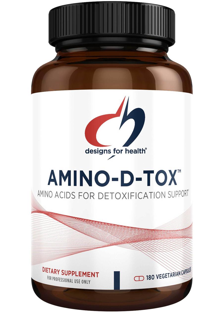 Designs for Health Amino-D-Tox / Амінокислоти для підтримки детоксикації 180 капсул