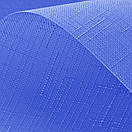 Сині рулонні штори Льон. Тканинні ролети Len,, фото 2