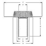 Ремонтна воронка SitaSani 165 PUR, DN165-205 мм, з ПВХ полотном, довжина труби 200 мм, фото 5