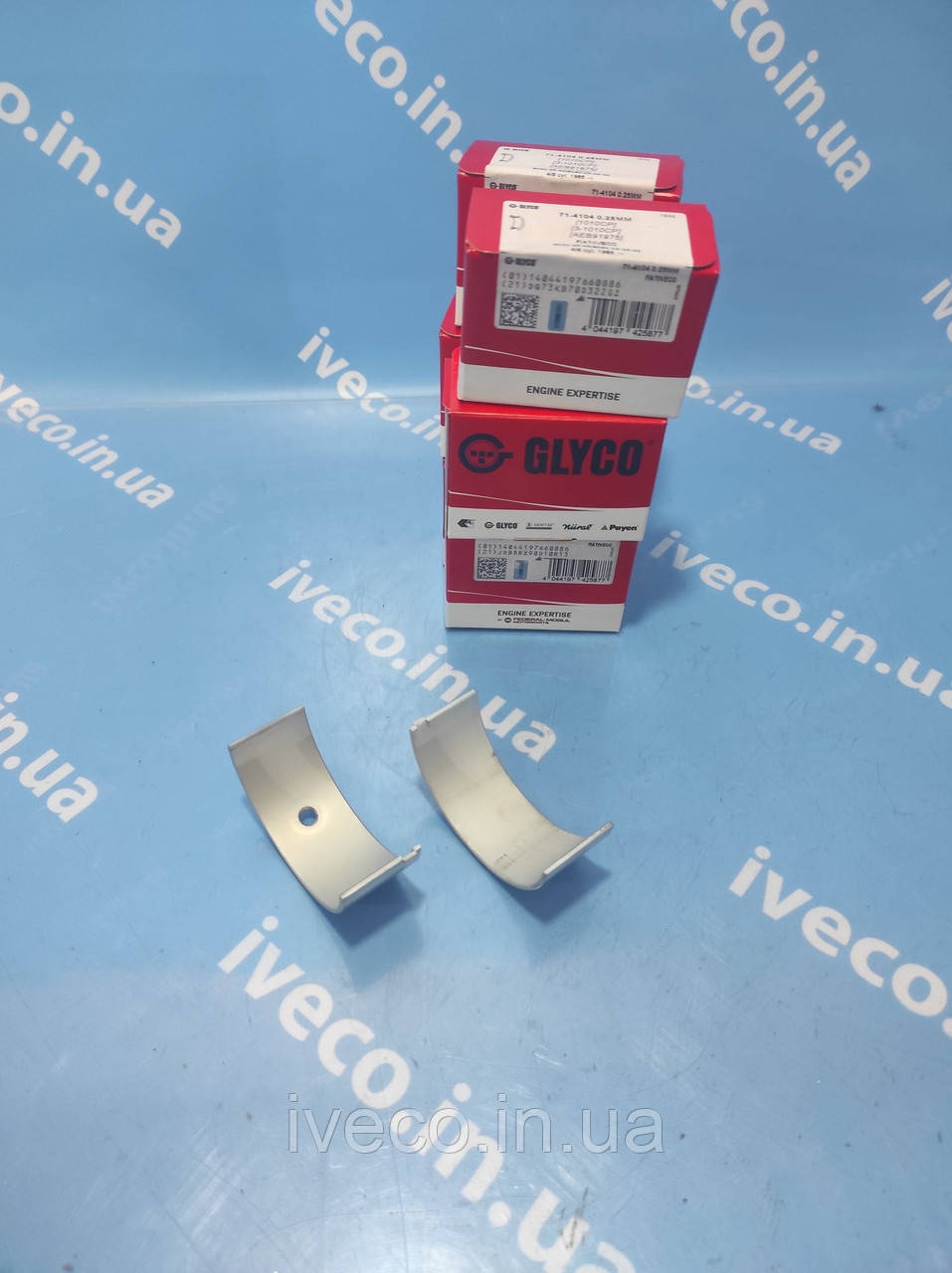 Шатунні вкладки Iveco EuroCargo Івеко Єврокарго 1930182 71-4104 0.25MM +0,25